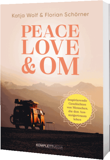 Peace Love & Om - das Buch. Klicke auf das Cover um zur Buch-Seite zu gelangen.