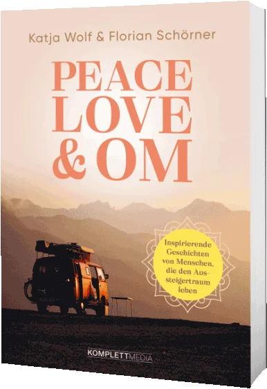 Peace Love & Om - das Buch. Klicke auf das Cover um zur Buch-Seite zu gelangen.